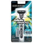Ficha técnica e caractérísticas do produto Aparelho de Barbear Gillette Mach-3 Regular 1 Unidade + 1 Carga
