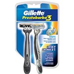 Ficha técnica e caractérísticas do produto Aparelho de Barbear Gillette Prestobarba 3 - com 10 Unidades
