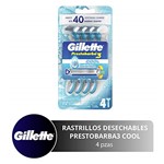 Ficha técnica e caractérísticas do produto Aparelho de Barbear Gillette Prestobarba 3 Ice com 4 Unidades