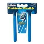 Ficha técnica e caractérísticas do produto Aparelho de Barbear Gillette Prestobarba UltraGrip Descartável com 2 Unidades