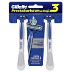 Ficha técnica e caractérísticas do produto Aparelho de Barbear Gillette Prestobarba Ultragrip3 Descartável - 2 Unidades