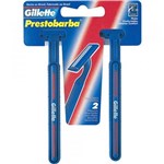 Ficha técnica e caractérísticas do produto Aparelho de Barbear Gillette Prestobarba / 2 Unidades - Pg