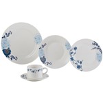 Ficha técnica e caractérísticas do produto Aparelho de Jantar 20 Peças para Chá em Porcelana Azul Classic 2138 Lyor