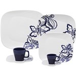 Ficha técnica e caractérísticas do produto Aparelho de Jantar 42 Peças Porcelana Shift Florata - Oxford Porcelanas
