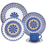 Ficha técnica e caractérísticas do produto Aparelho de Jantar/Chá 30 Peças Cerâmica Floreal La Carreta - Oxford Porcelanas