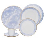 Ficha técnica e caractérísticas do produto Aparelho de Jantar e Chá 20 Peças Coup Celeste - Oxford Porcelanas