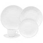 Ficha técnica e caractérísticas do produto Aparelho de Jantar e Chá 30 Peças Coup White - Oxford Porcelanas