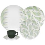 Ficha técnica e caractérísticas do produto Aparelho de Jantar e Chá 20 Peças Porcelana Coup Fresh Verde - Oxford Porcelanas