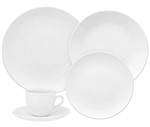 Ficha técnica e caractérísticas do produto Aparelho de Jantar e Chá 20 Peças Porcelana Coup White Oxford