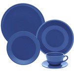 Ficha técnica e caractérísticas do produto Aparelho De Jantar E Chá Oxford 20 Peças Cerâmica Unni Blue Azul