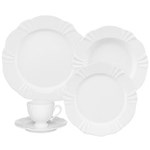 Ficha técnica e caractérísticas do produto Aparelho de Jantar e Chá Oxford Soleil White - 30 Peças - Branco