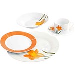 Ficha técnica e caractérísticas do produto Aparelho de Jantar em Porcelana Orange - 20 Peças - Conthey