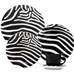 Ficha técnica e caractérísticas do produto Aparelho de Jantar Floreal Zebra - 30 Peças - Oxford Branco/preto