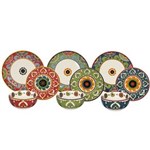 Ficha técnica e caractérísticas do produto Aparelho de Jantar Royal Suzani L`Hermitage Porcelana 18 Peças