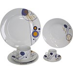 Ficha técnica e caractérísticas do produto Aparelho de Jantar UD Brasil em Porcelana 42 Pçs - Viena