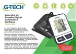 Ficha técnica e caractérísticas do produto Aparelho de Pressão Digital Automatico de Braço BSP11 G-TECH