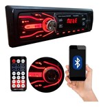 Ficha técnica e caractérísticas do produto Aparelho de Som Carro Automotivo Bluetooth Pendrive Sd Radio - Jl