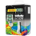 Ficha técnica e caractérísticas do produto Aparelho Gillette Body C/ 3 Cargas
