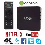 Aparelho para Transformar Tv Smart Mx9 4k Android 7.1 Netflix Youtube