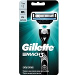 Ficha técnica e caractérísticas do produto Aparelho Recarregável e Carga para Barbear Gillette Mach3