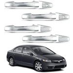 Ficha técnica e caractérísticas do produto Aplique Maçaneta Cromado Honda Civic 2007 a 2011