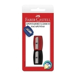 Ficha técnica e caractérísticas do produto Apontador Clássico Faber-Castell Cores Sortidas Cartela com 2 unidades