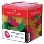 Ficha técnica e caractérísticas do produto Apontador Clássico Neon Faber Castell 100 Unidades