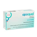 Ficha técnica e caractérísticas do produto Apoquel 3,6mg Zoetis - 20 Comprimidos - 20 Comprimidos