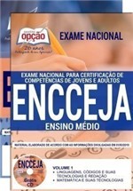 Ficha técnica e caractérísticas do produto Apostila ENCCEJA 2019 ENSINO MÉDIO - Editora Opção