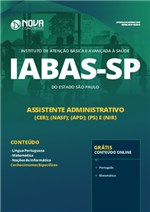 Ficha técnica e caractérísticas do produto Apostila Iabas-Sp 2019 - Assistente Administrativo