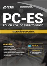 Ficha técnica e caractérísticas do produto Apostila Pc-es 2018 - Escrivão de Polícia - Editora Nova