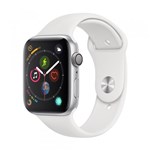 Ficha técnica e caractérísticas do produto Apple Watch Series 4 (GPS) - 44mm - Caixa Prateada com Pulseira Esportiva