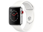 Ficha técnica e caractérísticas do produto Apple Watch Series 3 GPS + Cellular 42mm Wi-Fi - Bluetooth Pulseira Esportiva 16GB Caixa Aço