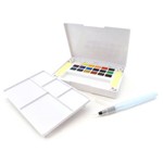 Ficha técnica e caractérísticas do produto Aquarela em Pastilha Koi Pocket Field Sketch Box Estojo com 18 Cores Ref.xncw-18h Sakura
