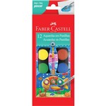 Ficha técnica e caractérísticas do produto Aquarela Faber Castell Pastilha 12 Cores