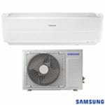 Ficha técnica e caractérísticas do produto Ar Condicionado Split Wind Free Samsung Digital Inverter com 12.000 BTUs, Frio, Branco - AR12MVPXAWKNAZ