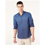 Ficha técnica e caractérísticas do produto Aramis | Camisa Menswear Super Slim Tela - Azul - P