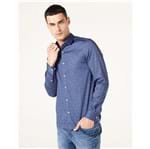 Ficha técnica e caractérísticas do produto Aramis | Camisa Super Slim Menswear Flores - Azul - P