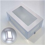 Ficha técnica e caractérísticas do produto Arandela 5 Vidros Branca + Lâmpada LED E27 12W 3000K St569