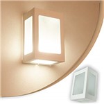 Ficha técnica e caractérísticas do produto Arandela 5 Vidros Parede Muro Externa e Interna Branca