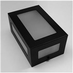 Ficha técnica e caractérísticas do produto Arandela 5 Vidros Preta + Lâmpada LED E27 12W 3000K St569