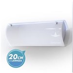 Ficha técnica e caractérísticas do produto Arandela Camarim 22cm para 1 Lâmpada E27 Ideal para Banheiro Oval St465
