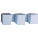 Ficha técnica e caractérísticas do produto Arandela em Alumínio Branca 3xGu10 Cube A-93 Ideal