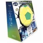 Ficha técnica e caractérísticas do produto Arandela LDU 3D Bola de Futebol Verde-Amarela