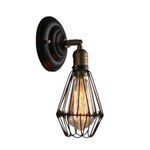 Ficha técnica e caractérísticas do produto Arandela Luminária Retro Industrial Soquete Loft Luminária Vintage Design Edison LM1737