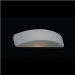 Ficha técnica e caractérísticas do produto Arandela Moon de Metal e Vidro Branco e Cromado - Bella Iluminação