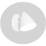 Ficha técnica e caractérísticas do produto Arandela Retrô Esfera Branca 1 Lâmpada
