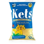 Ficha técnica e caractérísticas do produto Areia Higiênica Kets Premium para Gatos - 12Kg