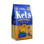 Ficha técnica e caractérísticas do produto Areia Higiênica Kets Premium para Gatos 4kg