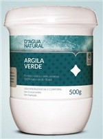 Ficha técnica e caractérísticas do produto Argila Verde D Água Natural 500g - Dagua Natural